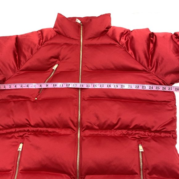 LAUREN RALPH LAUREN  Red  Down Puffer Jacket SIZE 1X - Picture 4 of 7
